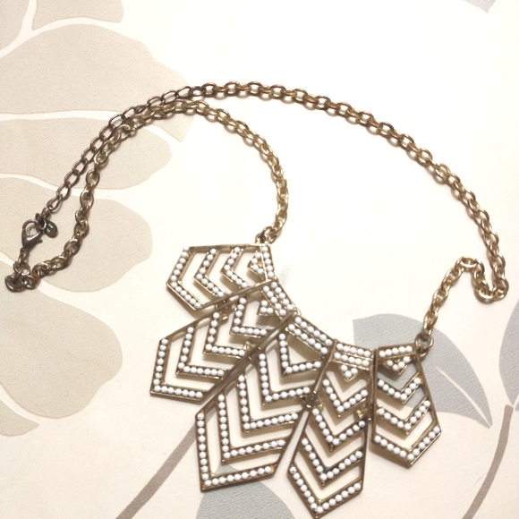 Boho Beaded Statement Necklace - Picture 3 of 3